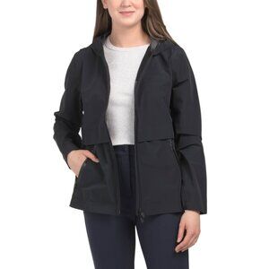 G/FORE Onyx Weather Resistant Hooded Soft Shell Jacket
